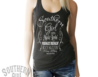 Festival Clothing. Southern Girl Tank. Southern Shirts. Festival Tank. Country Music Shirt. Country Girl. Country Clothing. Country Shirt.