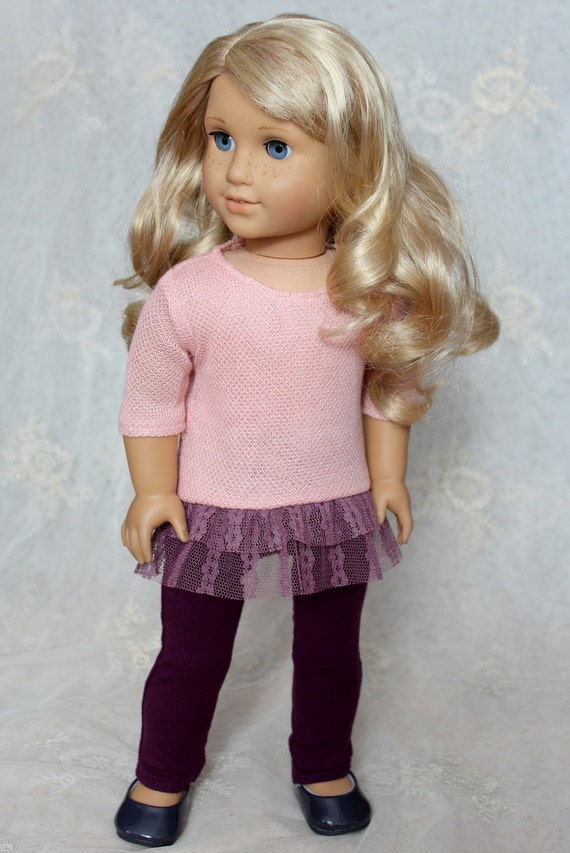 Lacy High-Low Sweater for American Girl or 18" Doll