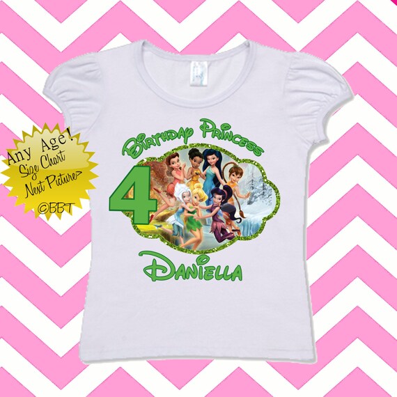 tinkerbell birthday shirts