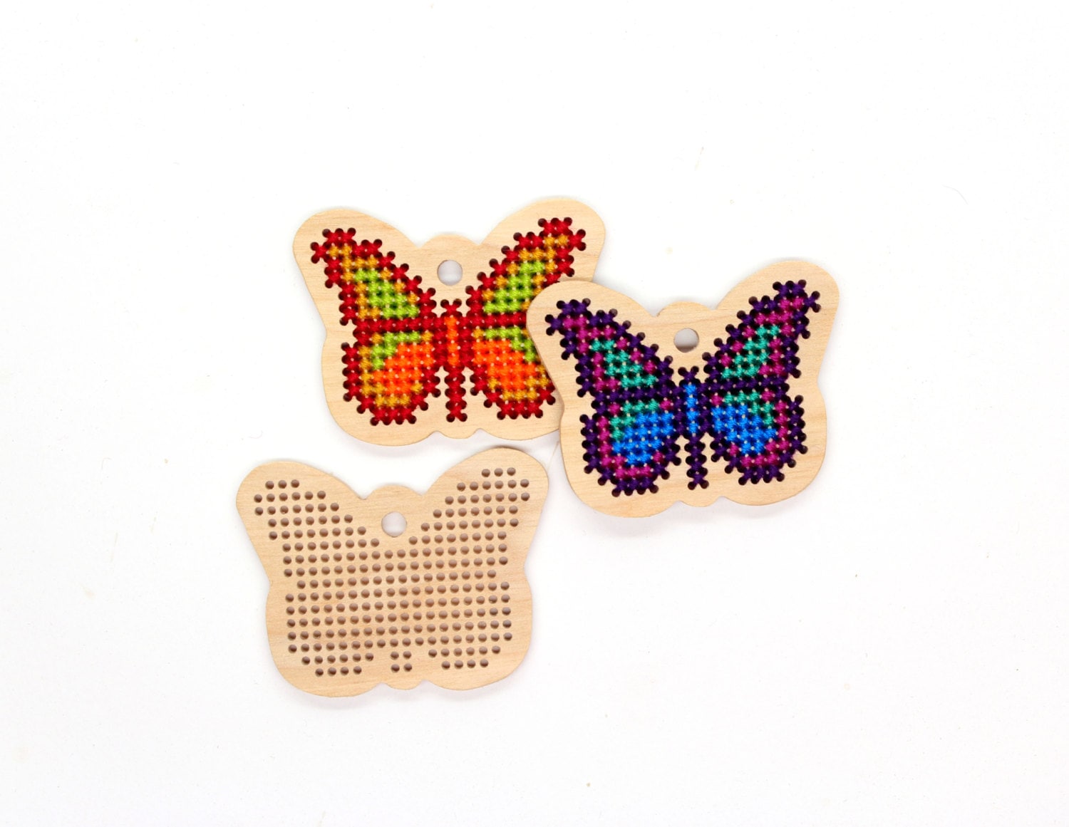 Wooden cross stitch blanks wooden blanks for modern embroidery