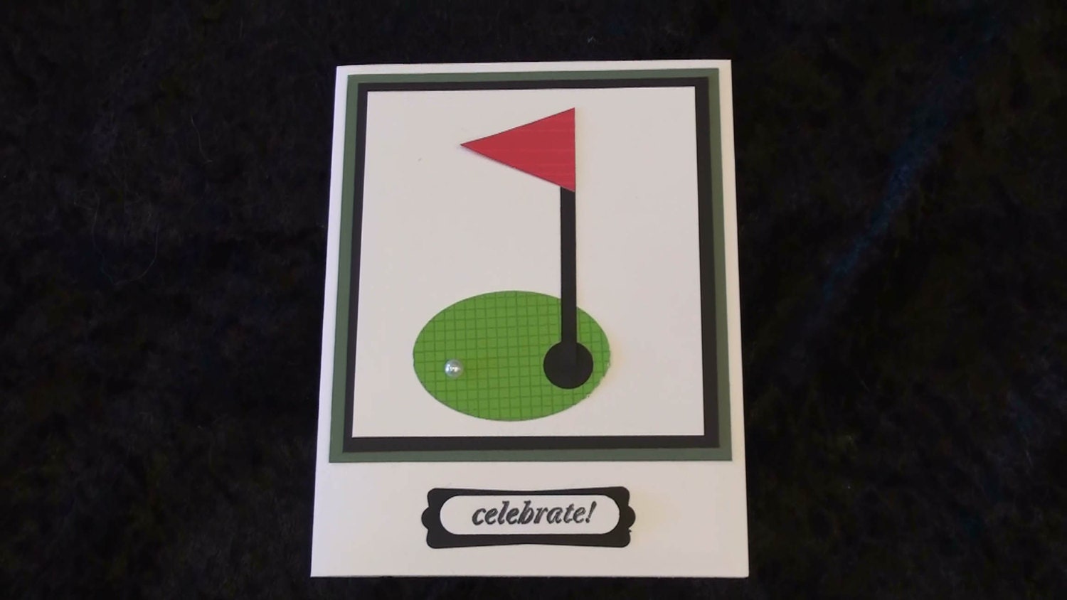 Handmade Stampin Up Golf Celebrate Card