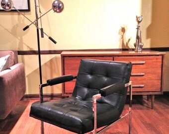 Mid century modern chrome chair