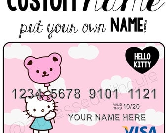 Hello Kitty Debit Card Designs