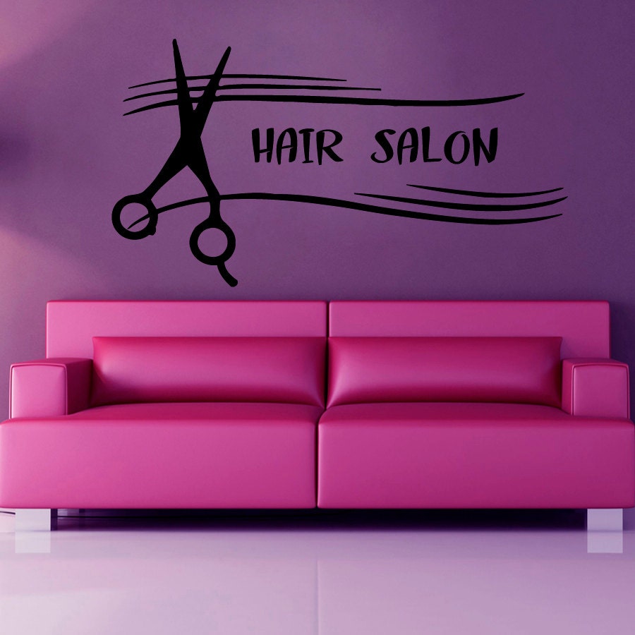 Hair Salon Wall Decals Fashion Wall Words Hairdressing Beauty