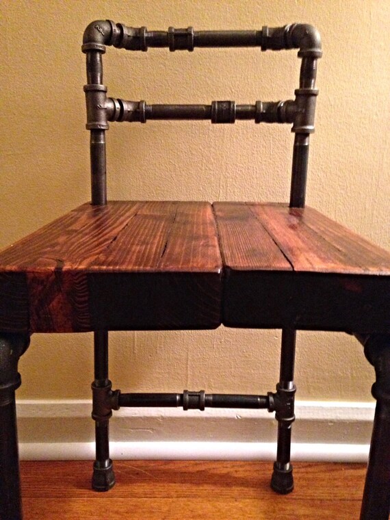 Chair Exhibit No. 1 Reclaimed Wood Desk & Dining Chair Stool
