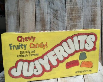 Jujyfruits - old fashioned candy - Retro Candy- fruit candy art  - old school candy gift ideas - old fashion candy gifts