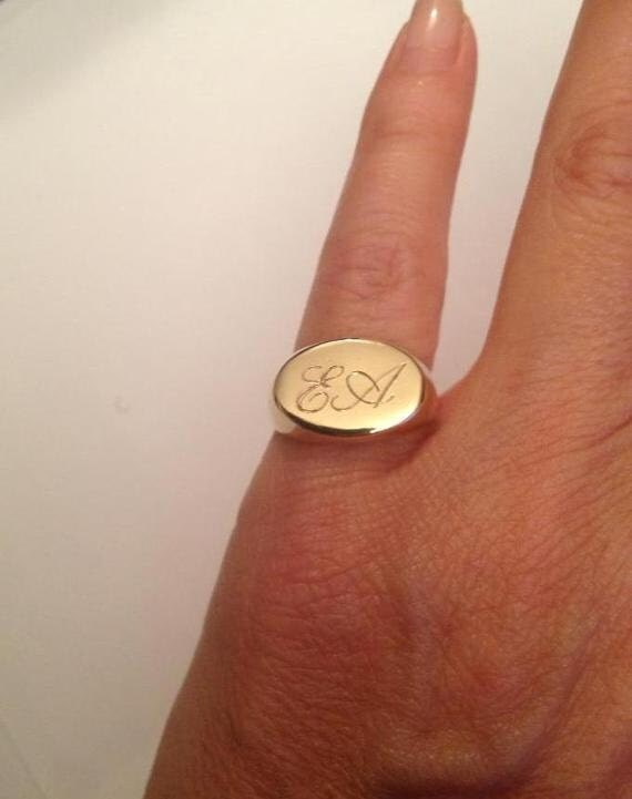 Monogram Signet Rings Women