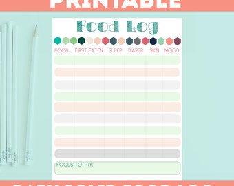 Where can I find a printable food diary?