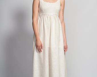 Linen wedding dress – Etsy