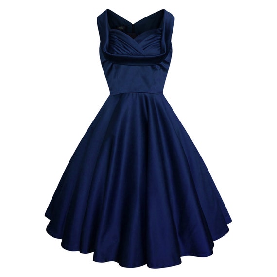 Christmas Dress Holiday Dress Navy Dress Bridesmaid Dress Prom