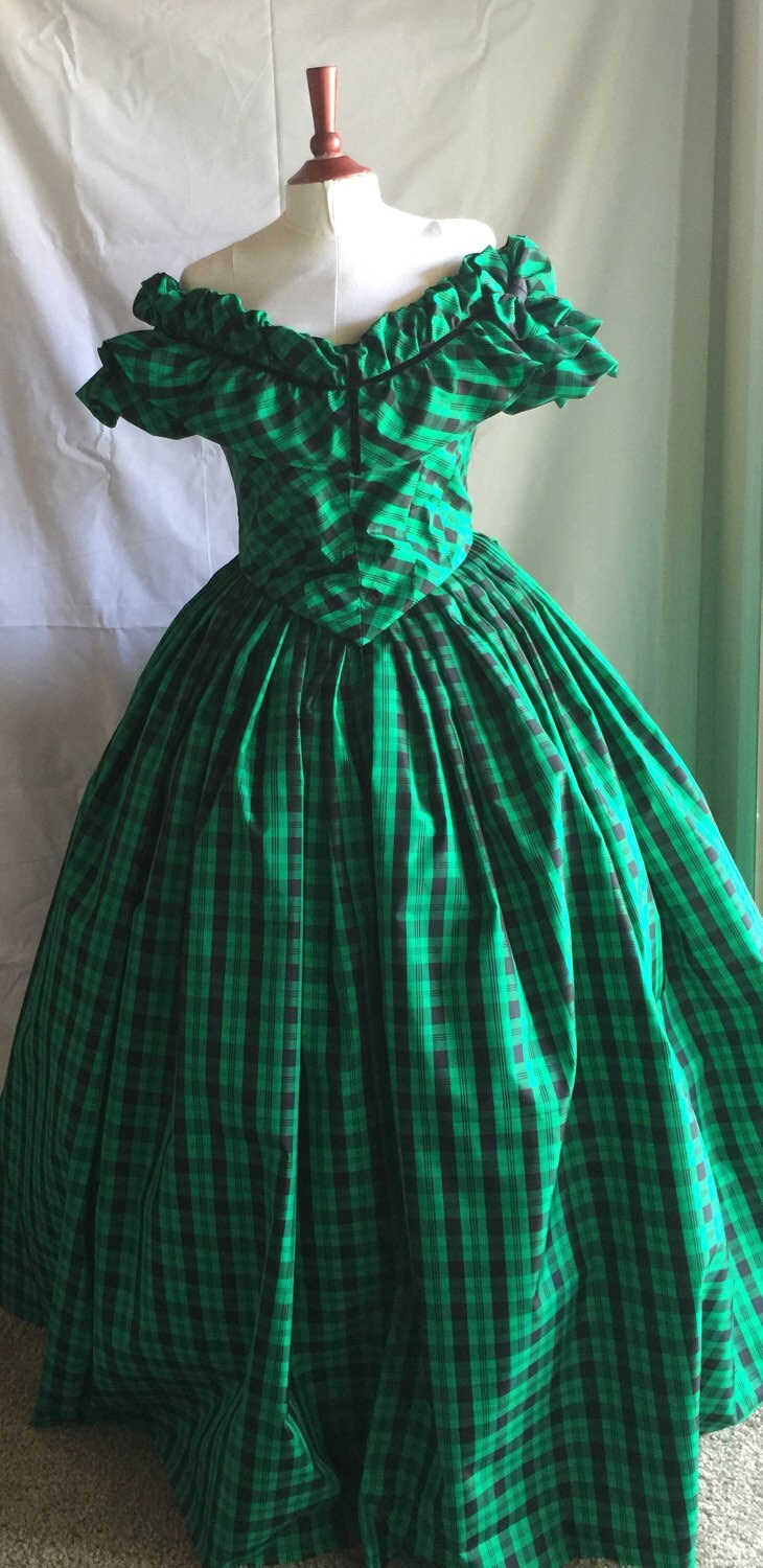civil war ball gown