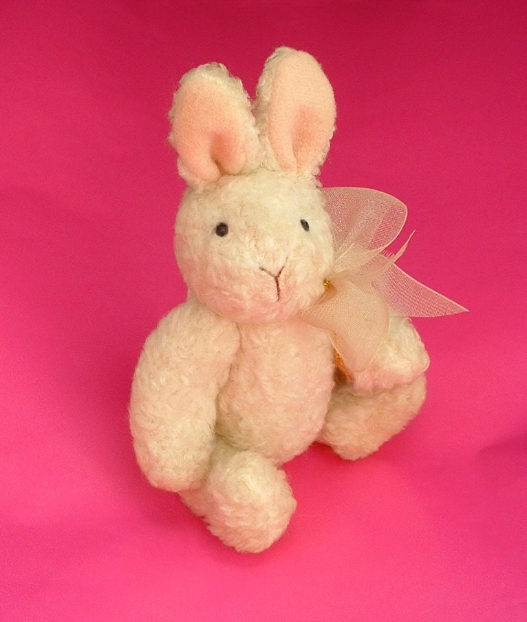 VINTAGE Stuffed Animal BUNNY Rabbit Plush TOY Doll by YearsAfter