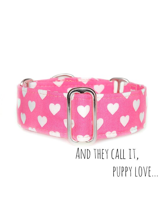 Female Dog Collar Girl Dog Collar Cute Pink Hearts