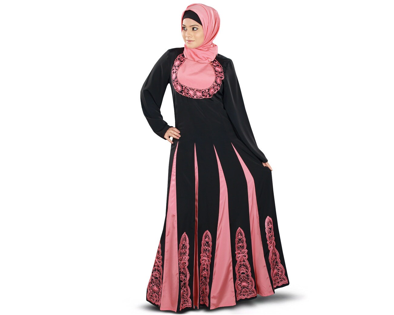 MyBatua Womens Designer Anarkali Abaya with Beautiful by 