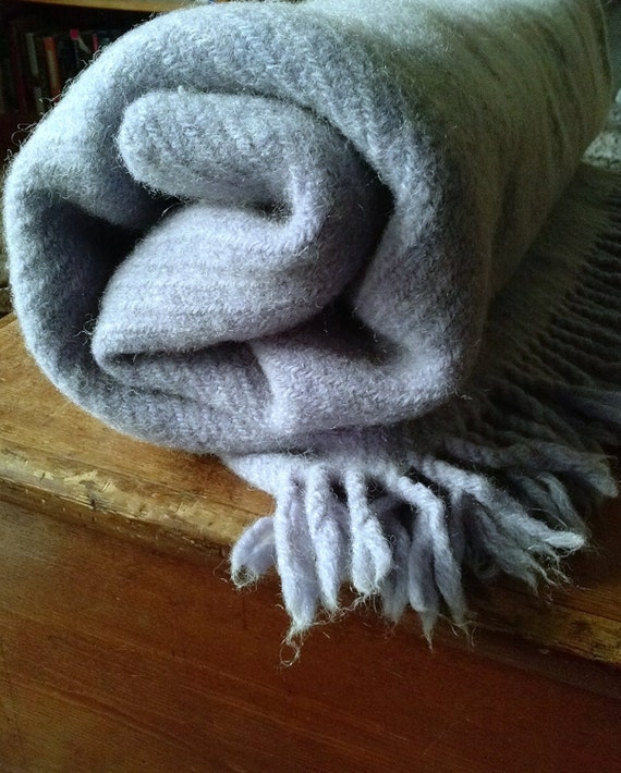 Vintage Wool Blanket East German Wool Blanket by ANTHEMandOBJECT