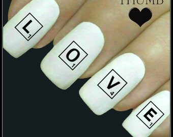 Nail Decal Marijuana Nail Art 20 Cannabis Water Slide Decals