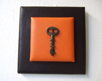 Secret Garden Key - Original assemblage wall art