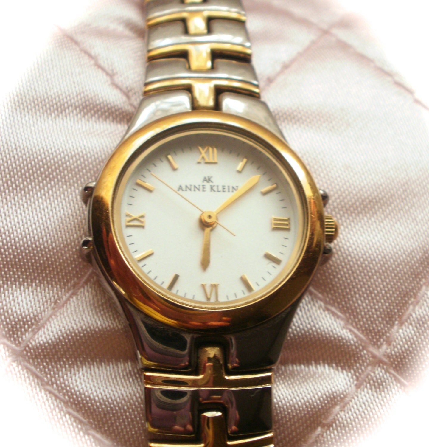 Anne Klein Gold and Silver Ladies Wrist Watch Women's