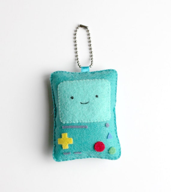 bmo plush keychain