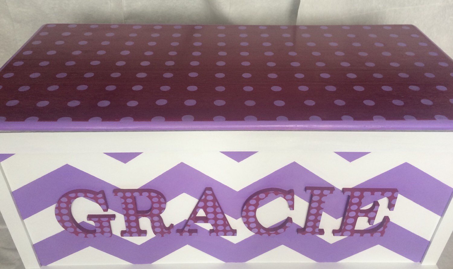 large personalized toy box