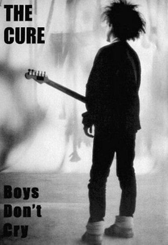 The Cure Robert Smith Boys Dont Cry Rare Vintage Poster