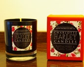 Soy Wax Candle with Sandalwood Oil, Patchouli Oil and Ylang Ylang. Aromatherapy Candle.
