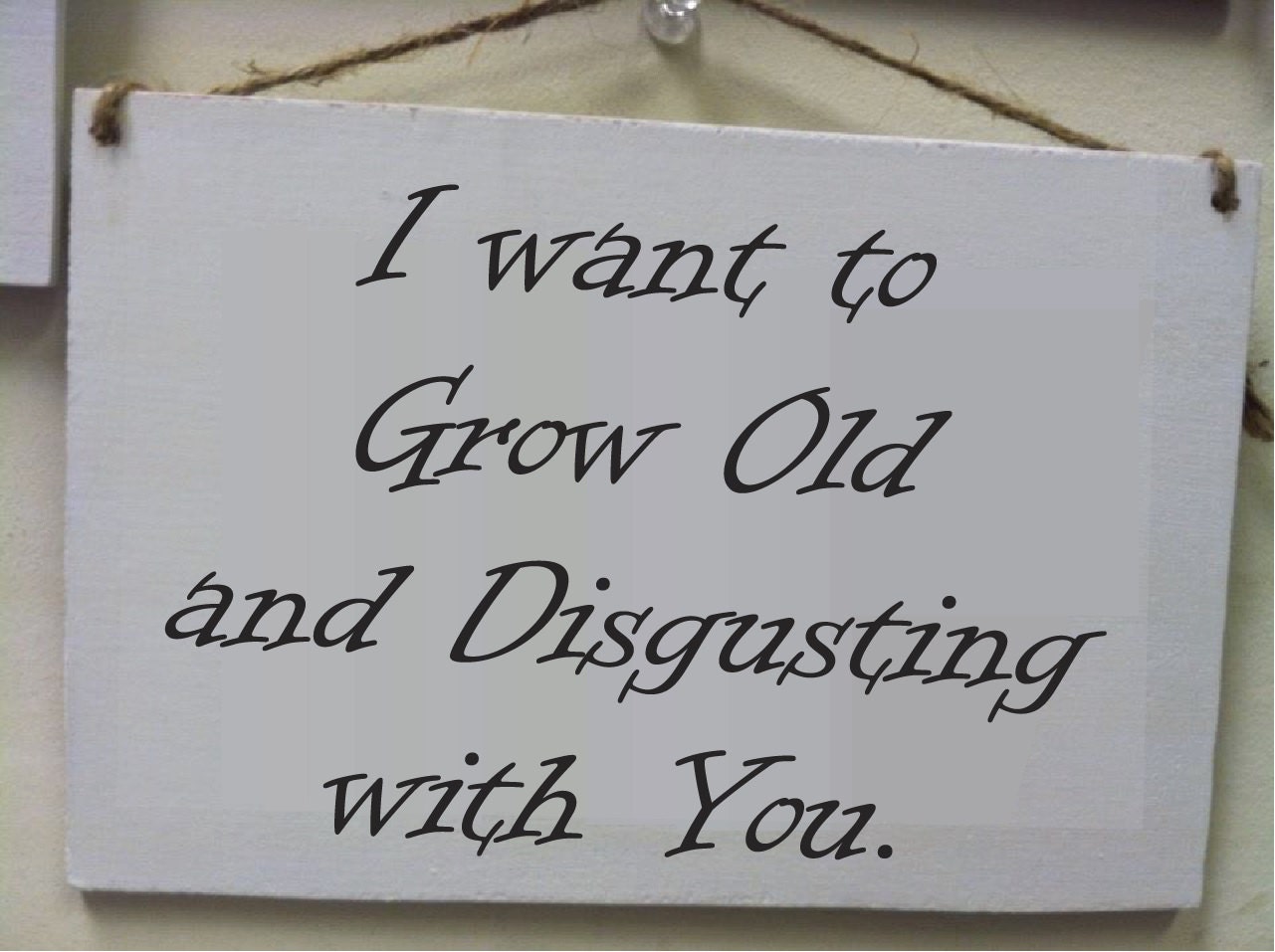 I want to grow old and disgusting with you by CountryCrafts14
