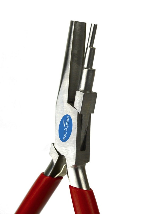 Stepped Concave Jaw Wire Wrapping Pliers Coiling by JewelryTooling