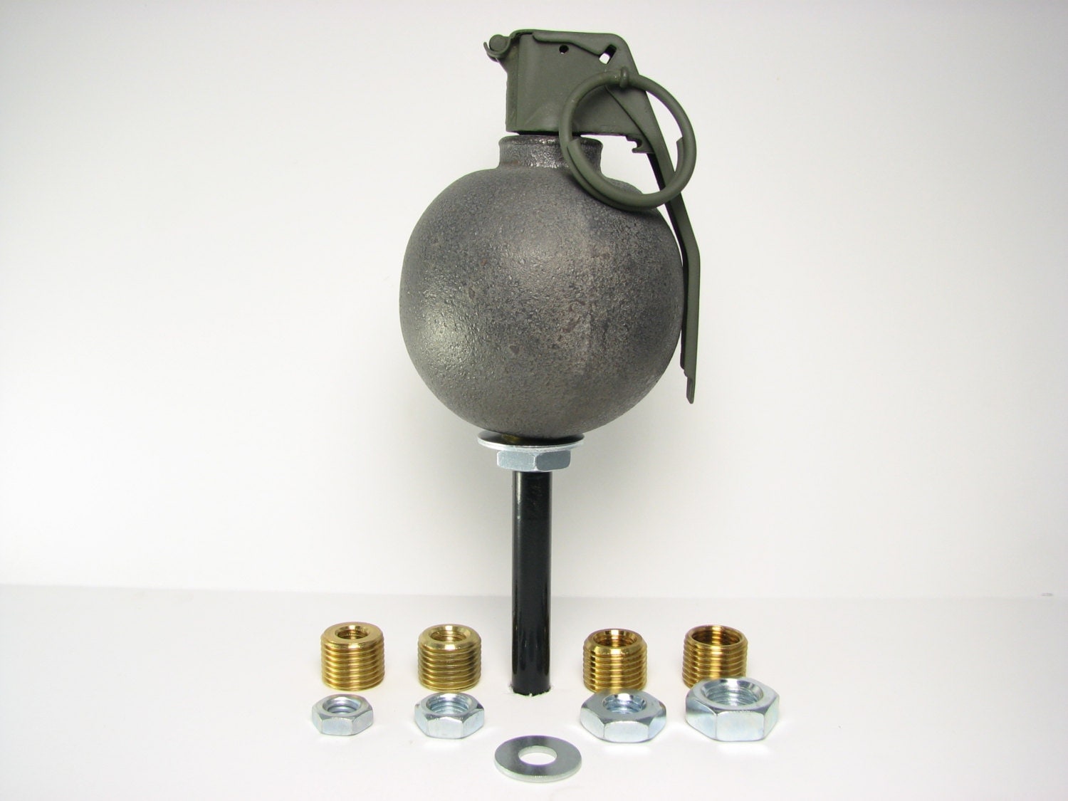 Baseball Grenade Shift Knob Metric Inserts Military Gifts