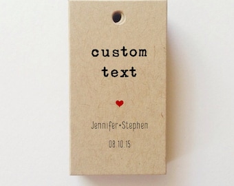 Mini Custom Tags Custom Favor Tags Personalized Custom Gift Tags SET wedding favor tag bridal shower favor tags - CHECK SIZE