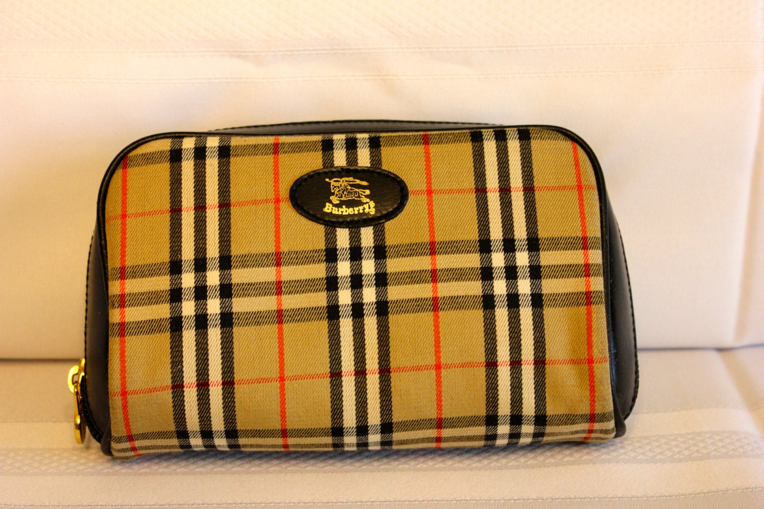 Vintage Burberry Cosmetic CaseNever Used