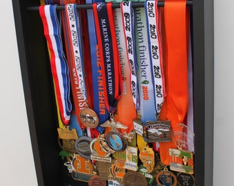 running medal display