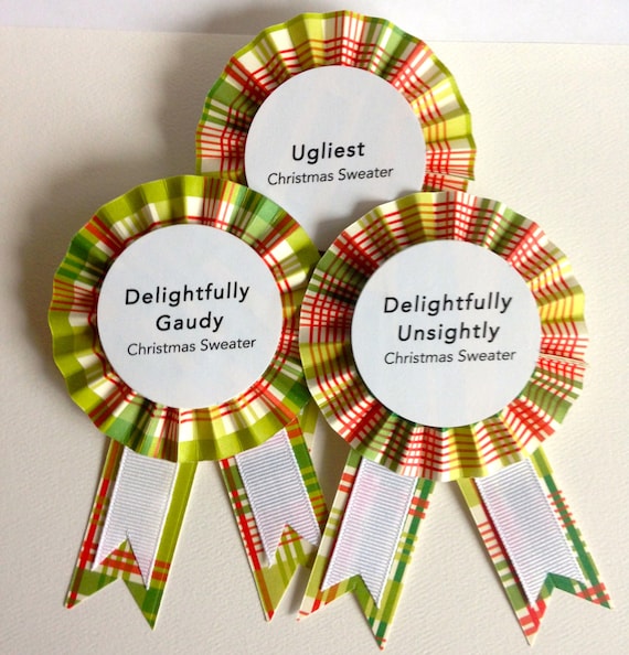 Ugly Christmas Sweater Awards Tacky Christmas Sweater Party