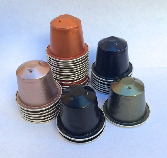 Items similar to Nespresso Empty Capsules clean and ready for magic transformation in your