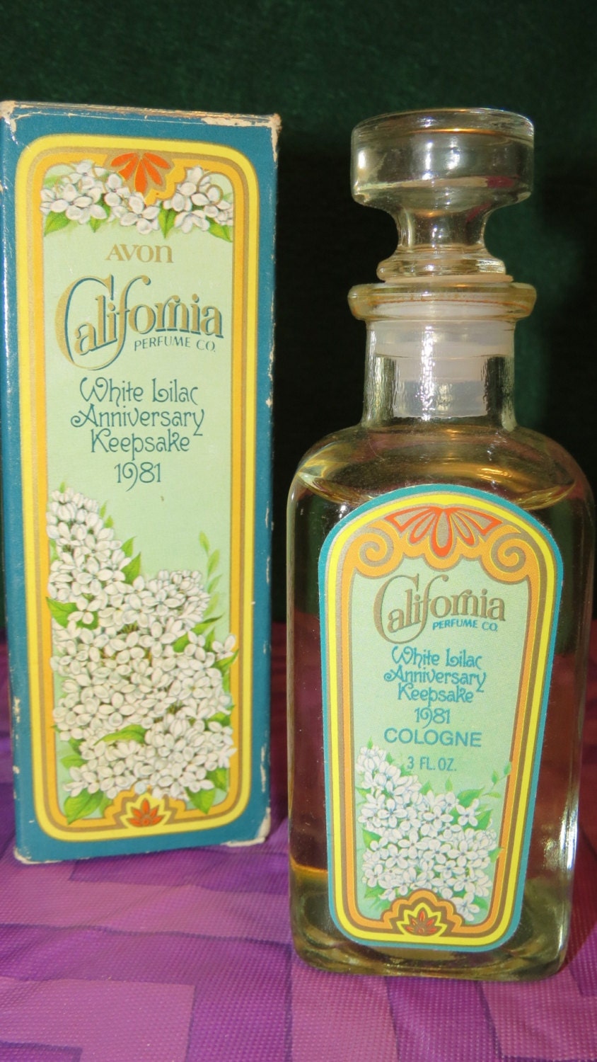 VIntage Avon White Lilac perfume 1981