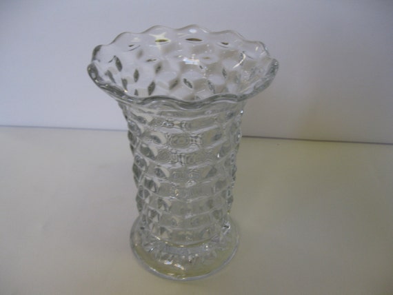 Fostoria Art Glass American 7 1/4 Crystal Vase Made in