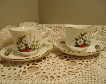 Popular items for christmas tea cup on Etsy