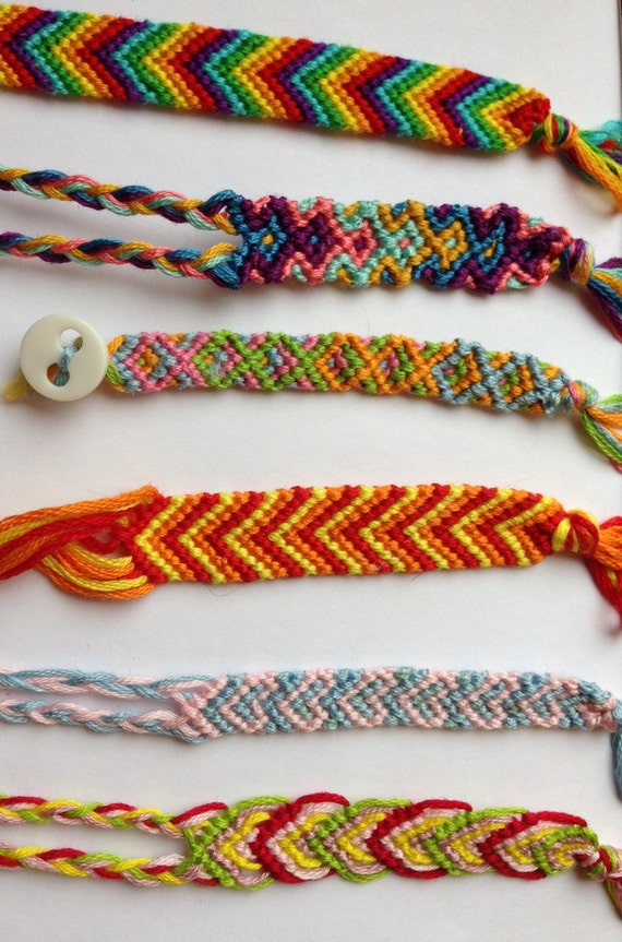 Friendship Bracelets by KalisCustomCrafts on Etsy