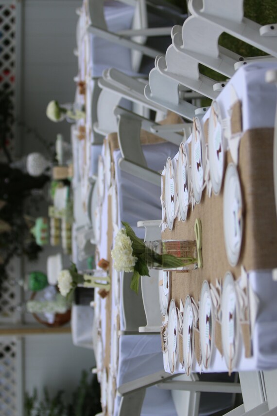 table Round for banquet table  Table and Burlap burlap runner round Rectangle Runners on tables