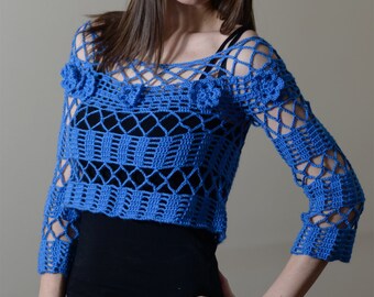 Popular items for crochet lace top on Etsy