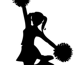 Items similar to Cheerleader stick figure on Etsy