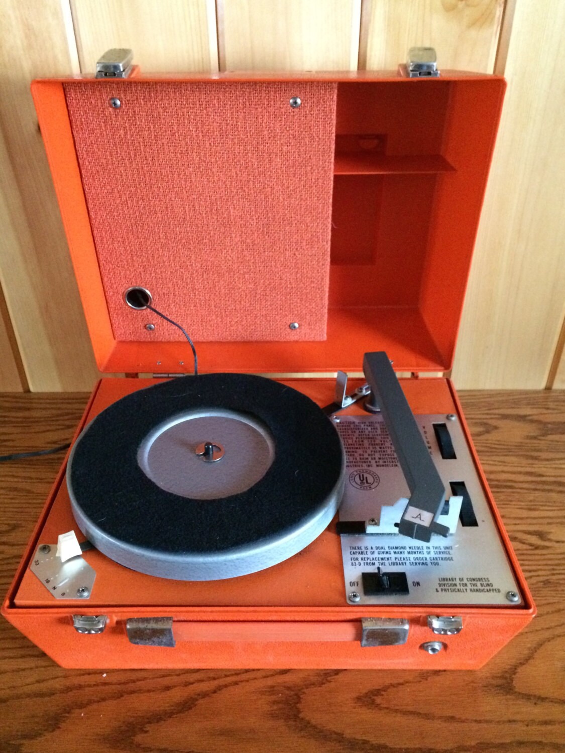 Vintage Record Player Talking Book Player