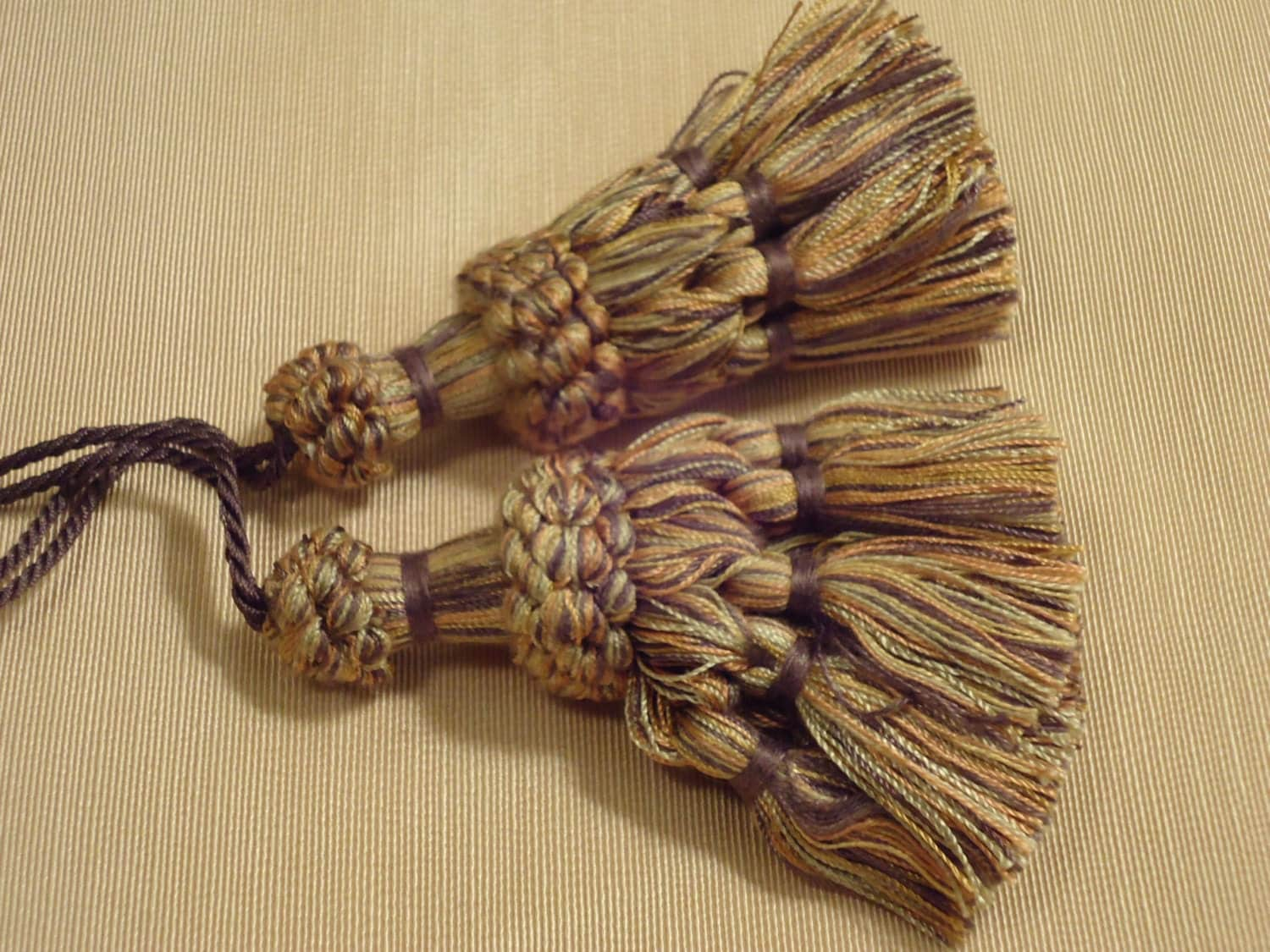 Vintage Armoire Or Key Tassels In Plum And By Thingsloved24