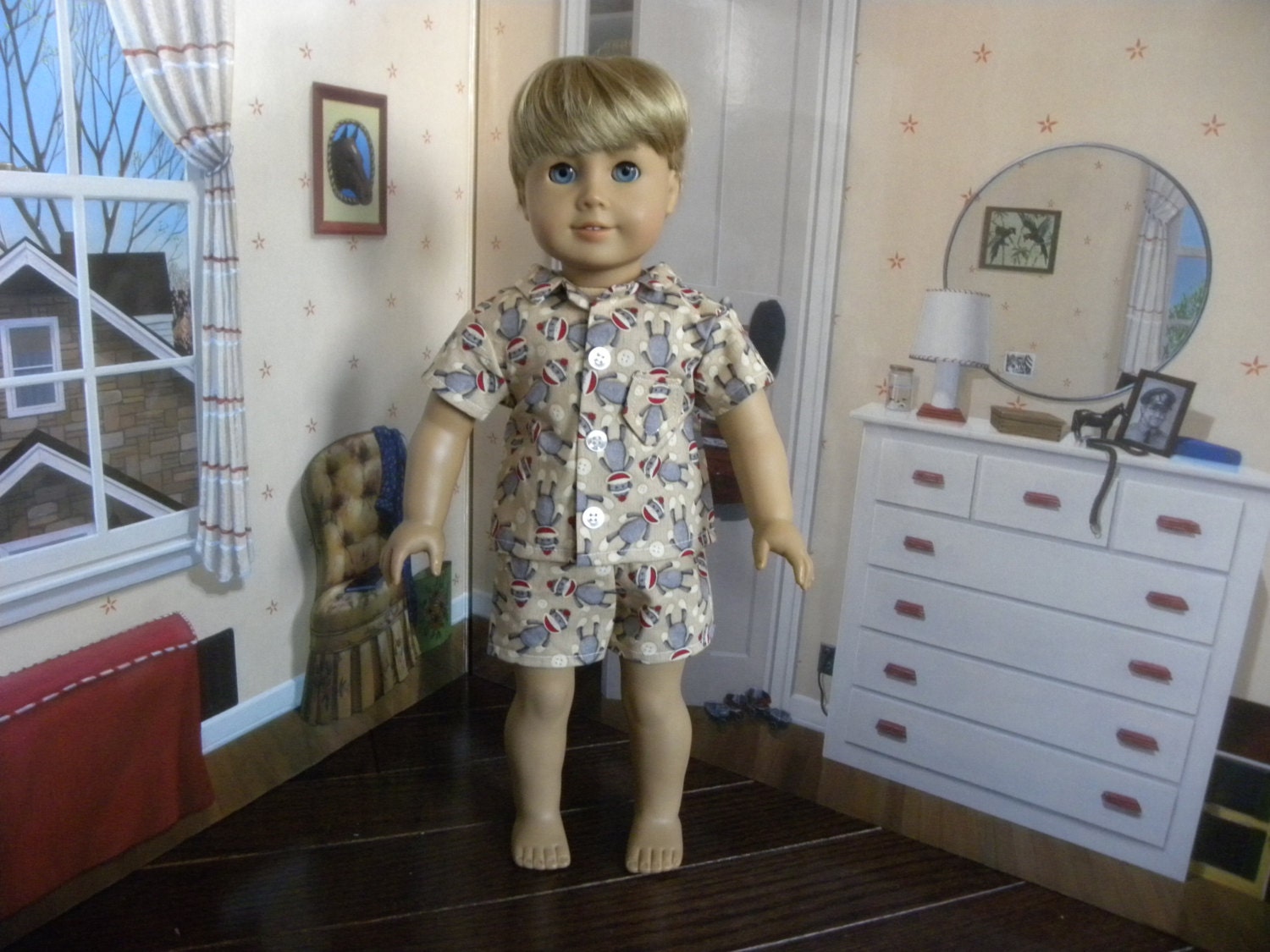 18inch boy doll pajamas