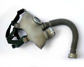 Vintage Soviet gas mask child, adult gas mask size xs, steampunk, cyber mask, respirator. The gas mask PDF-D