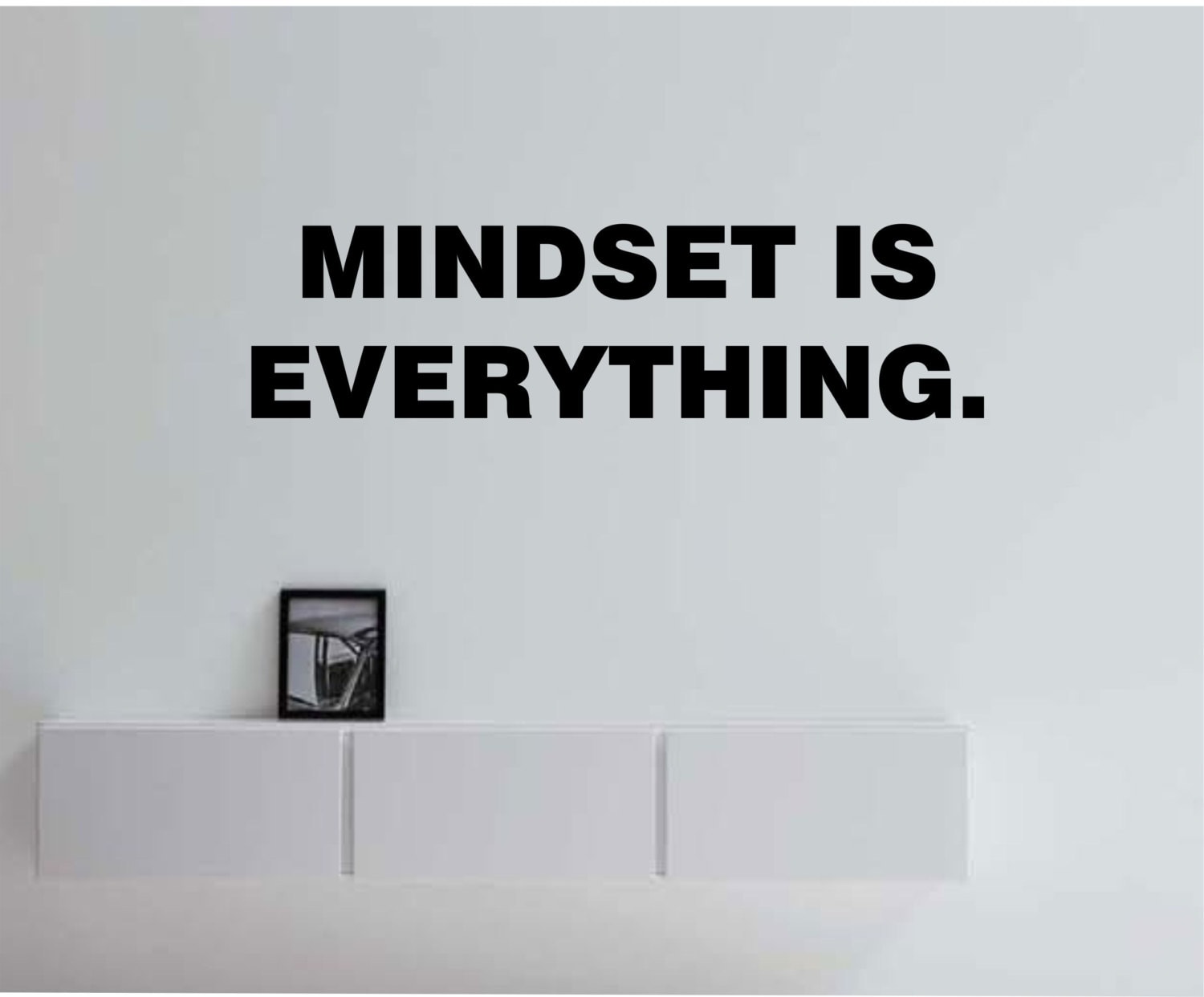 MINDSET Is EVERYTHING QUOTE motivation educationVinyl Wall