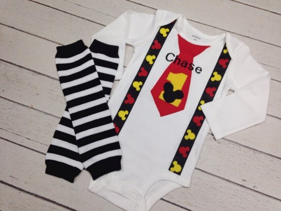 Mickey Mouse 1st BIRTHDAY OutfitPersonalized by AllAboutBabyBoys