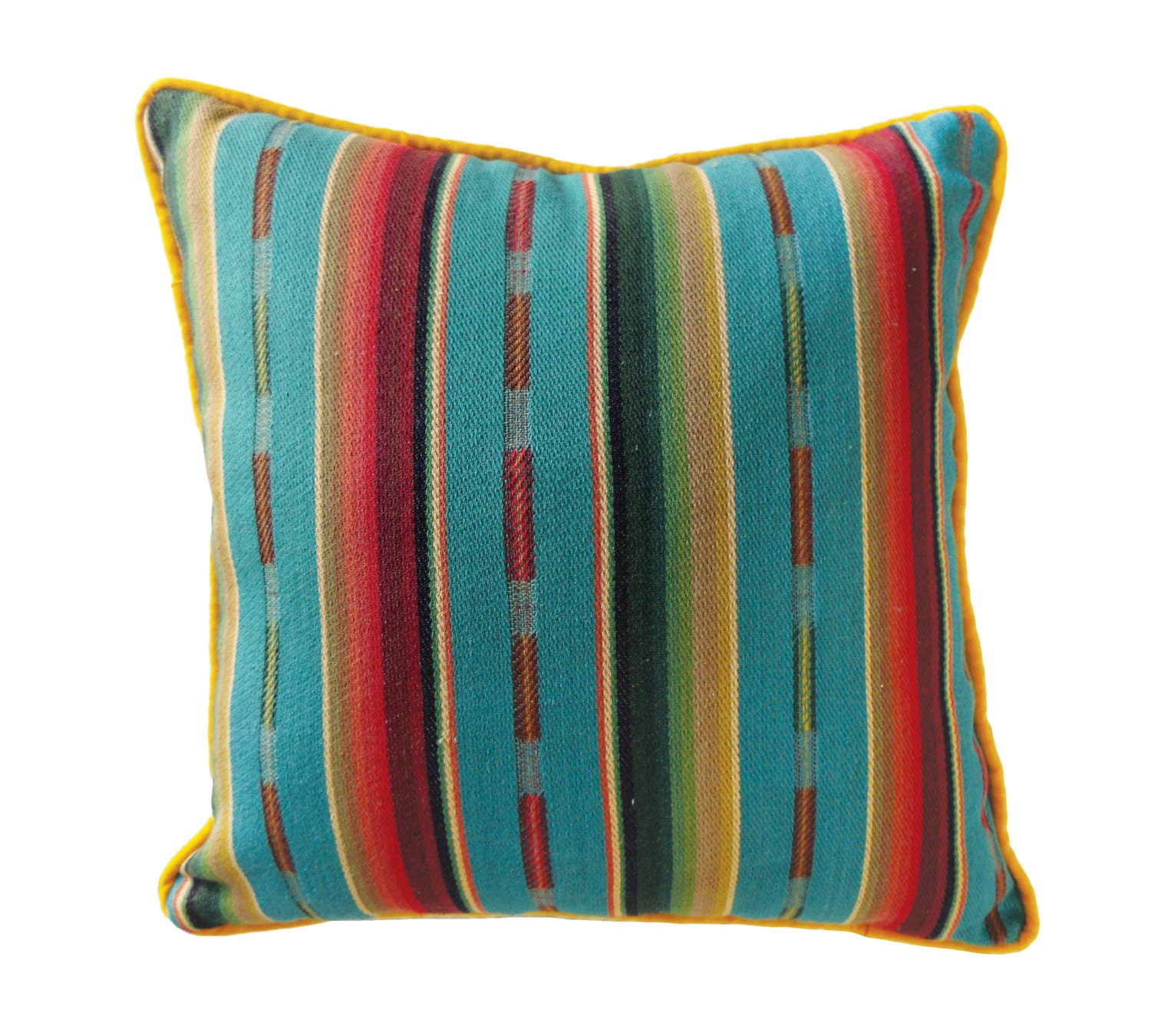 Traditional Mexican serape blanket throw pillowcase