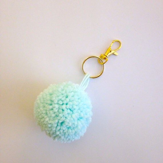 large pom pom keychain - pom pom keychains cheap