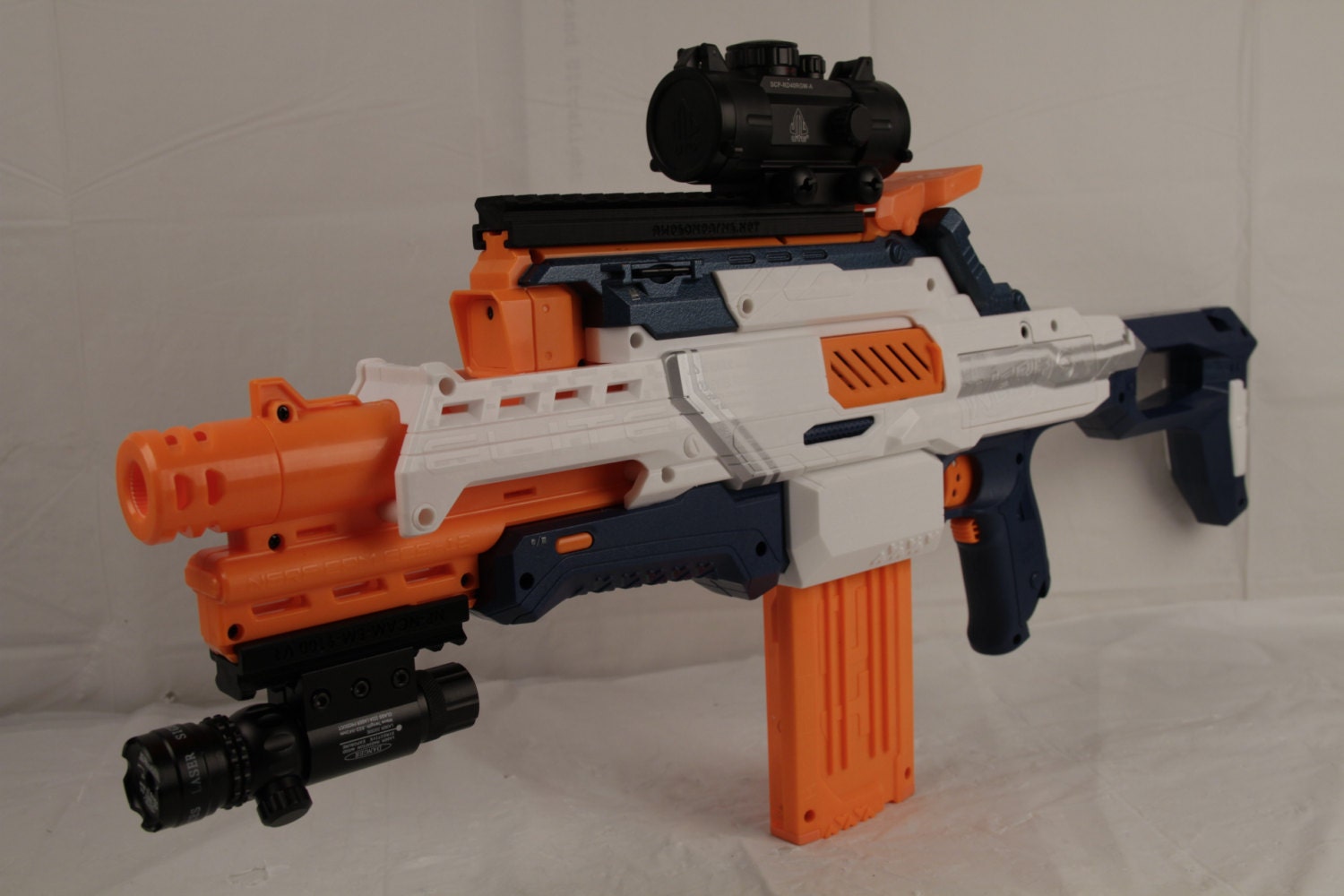 3D Printed Nerf to Picatinny Top Rail Mount for Nerf Gun